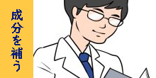 成分を補う