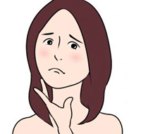 化粧が崩れる